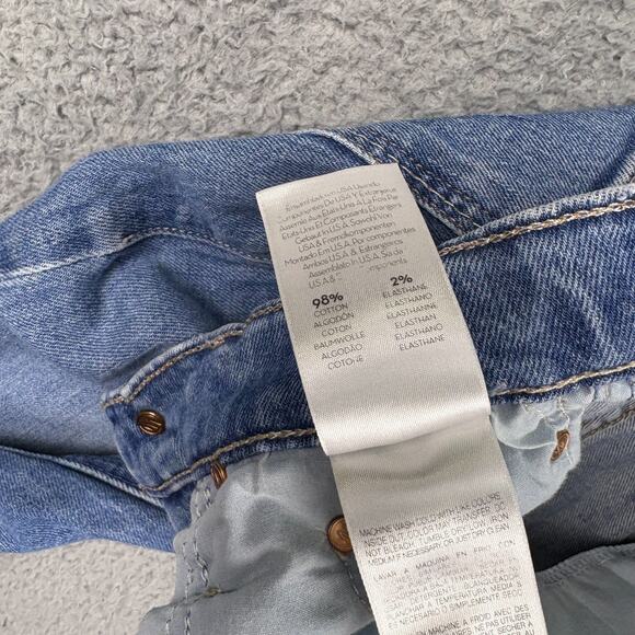 Mother Jeans Womens 22x25 Blue Tripper Wander Dust Embroidered Butterfly Tag 24 - Picture 16 of 16